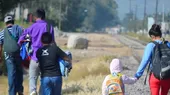 México: Nueva caravana de migrantes camina rumbo a Estados Unidos - Noticias de caravana