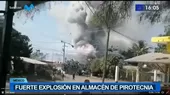 Reportan explosión en almacén de pirotécnicos en México - Noticias de mexico