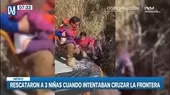 México: Rescataron a 3 niñas cuando intentaban cruzar la frontera - Noticias de violacion