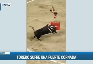 México: Torero salvó de morir trar sufrir impresionantes cornadas