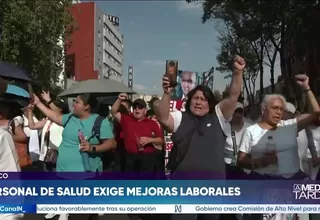 México: Trabajadores de la salud marchan por mejoras salariales