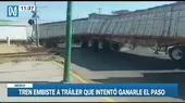 México: Tren embistió a tráiler que intentó ganarle el paso - Noticias de jada-pinkett-smith
