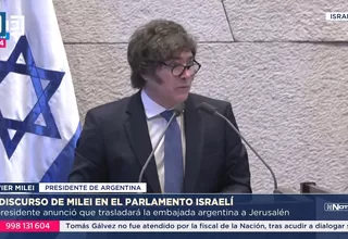Milei confirma traslado de embajada a Jerusalén en 2026