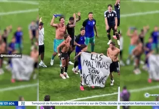 Milei respalda reclamo de futbolistas por las Islas Malvinas