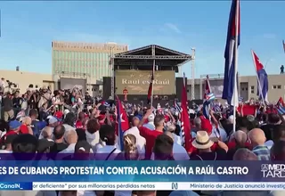 Miles de cubanos protestan contra acusación de EEUU a Raúl Castro
