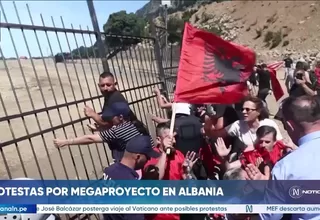 Miles protestan en Albania contra proyecto del yerno de Trump