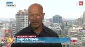 Misil explota en Gaza cuando periodista hacía transmisión - Noticias de franja-gaza