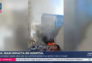 Hospital israelí fue alcanzado por misil iraní en Beersheba: hay heridos