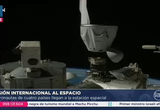 Misión con tripulación multinacional llegó a la EEI