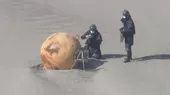 Misteriosa esfera apareció en orilla de una playa de Japón - Noticias de playa