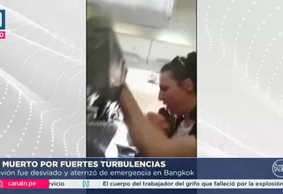 Un muerto por fuertes turbulencias en avión que tenía como destino Singapur