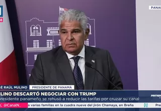 Mulino descartó negociar con Trump sobre canal de Panamá