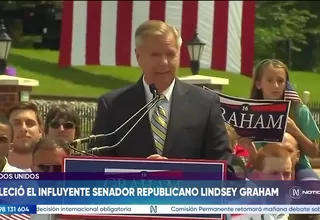 Murió el senador estadounidense Lindsey Graham a los 71 años