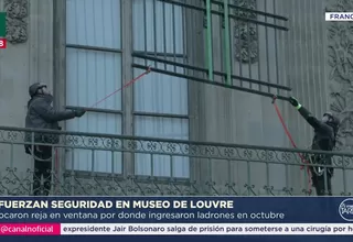 Museo del Louvre instala reja tras robo de joyas por $100 millones