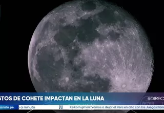 Nasa confirmó que restos de cohete impactaron con la Luna