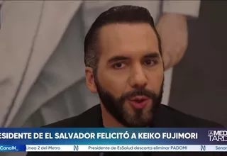 Nayib Bukele felicita a Keiko Fujimori por victoria electoral