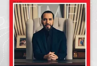 Nayib Bukele en la portada de la revista 'Time'