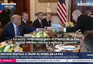 Netanyahu nomina a Donald Trump al Premio Nobel de la Paz