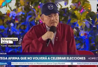 Nicaragua: Presidente Ortega afirma que no volverá a celebrar elecciones