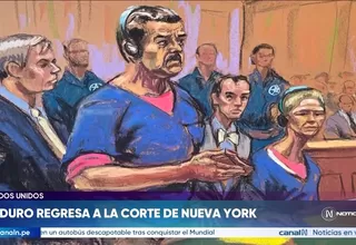 Nicolás Maduro comparece en la Corte Federal de Nueva York