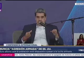 Nicolás Maduro denuncia "agresión armada" de EE.UU