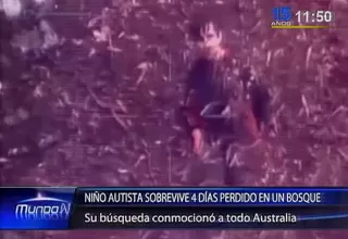 Niño autista sobrevive cuatro días solo en un bosque en Australia