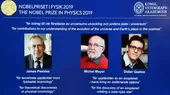 Nobel de Física para 3 investigadores por trabajos en cosmología y hallazgo de exoplaneta - Noticias de james-rodriguez