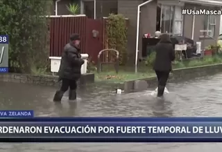 Nueva Zelanda: Cientos de personas son evacuadas por un fuerte temporal de lluvia