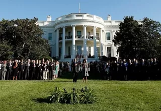 Obama encabeza minuto de silencio en EE.UU. en 14º aniversario del 11-S