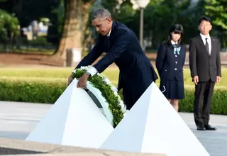 Obama rinde tributo a víctimas de bomba atómica en Hiroshima