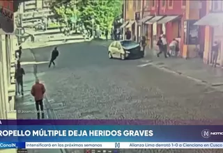 Ocho heridos deja violento atropello múltiple en norte de Italia