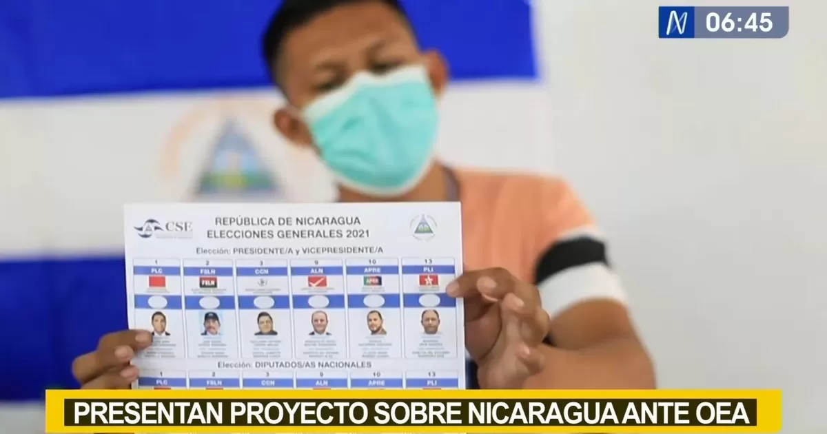 Ocho países presentan proyecto sobre Nicaragua ante la OEA Ocho países presentan proyecto sobre Nicaragua ante la OEA