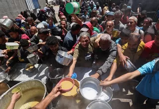 OMS: hambre en Gaza no se reduce pese a tregua humanitaria