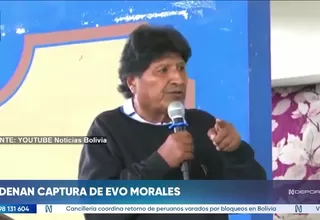 Ordenan la captura de Evo Morales tras ser declarado en rebeldía