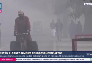 Pakistán enfrenta crisis ambiental: aire altamente contaminado pone en riesgo a millones