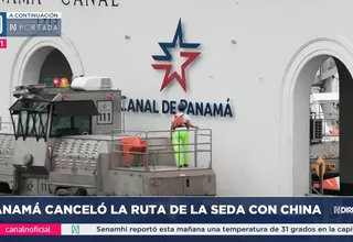 Panamá canceló la ruta de la seda con China