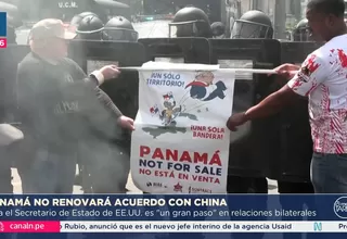 Panamá decidió no renovar acuerdo con China