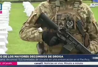 Panamá incauta 13,5 toneladas de cocaína con destino a EE.UU.