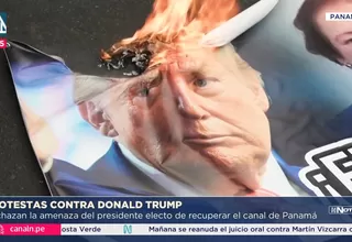 Panamá: Protestan contra Trump por amenaza de recuperar el canal