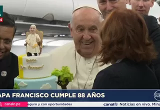 Papa Francisco celebró su cumpleaños 88