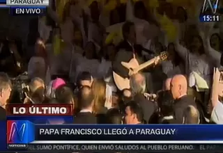 El Papa Francisco llega a Paraguay