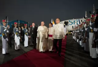 Papa Francisco llegó a Filipinas