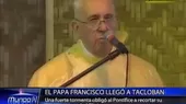 Papa Francisco llegó a Tacloban pese a fuertes vientos - Noticias de vientos
