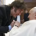 Papa Francisco y Javier Milei se encontraron en El Vaticano