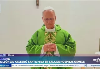 Papa León XIV celebra misa en el hospital Gemelli mientras continúa su recuperación