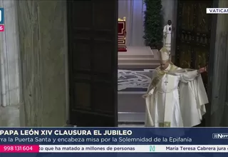 Papa León XIV clausura el Jubileo con cierre de la Puerta Santa