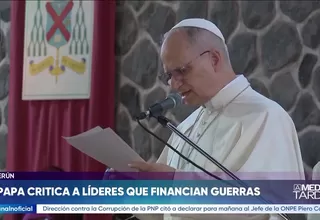 El papa León XIV criticó a los líderes que financian guerras