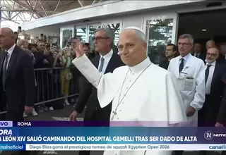 Papa León XIV deja el hospital Gemelli de Roma tras cinco días de internamiento