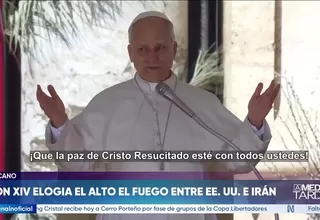 El papa León XIV elogia el alto el fuego entre Irán y los EE.UU.