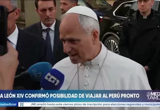 El papá León XIV habló de la posibilidad de viajar al Perú pronto